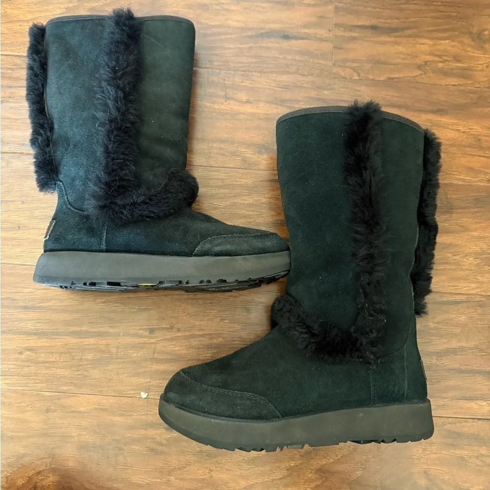 NWOT UGG Sundance II Shearling Waterproof Tall Boots-Size 5
